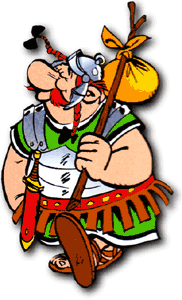 Obelix als Legionär