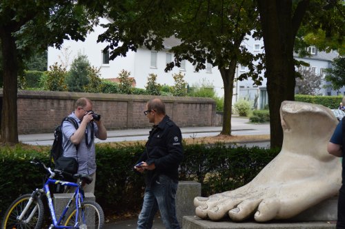 Vor dem Museumseingang