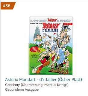 Asterix d'r Jallier Mundart bestseller