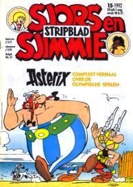 ''Sjors en Sjimmie Stripblad'' 15-92 vom 20. 7. 1992 ('De Olympische Spelen in Lutetia').jpg