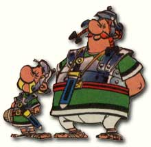 Asterix und Obelix als Legionär