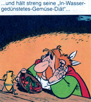 Majestix macht Diät