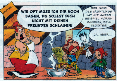 Majestix als Kind