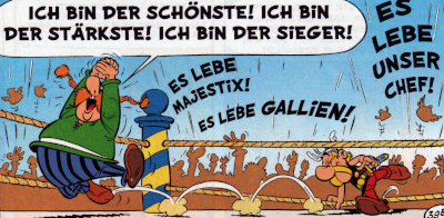 Majestix als Sieger