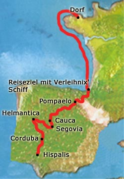 Reisen in Hispanien