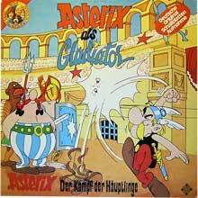 Schlallplatte Asterix als Gladiator