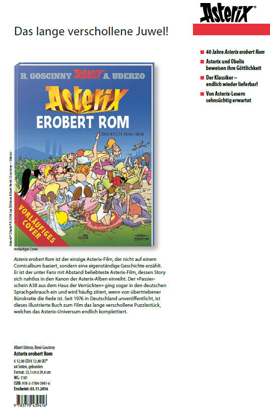 Asterix erobert Rom Ankündigung.jpg