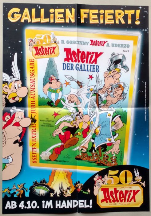 Asterix Bd. 1 Jubiläum Poster 2018 Vorderseite.jpg