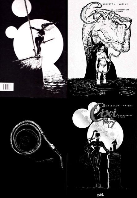 'Noir&Blanc'-Bände von ''Cixi de Troy'' - Back-&Frontcovers.jpg